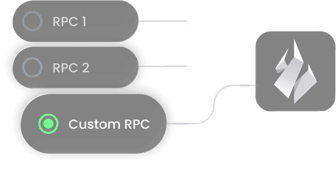 Picking a custom RPC over the default ones